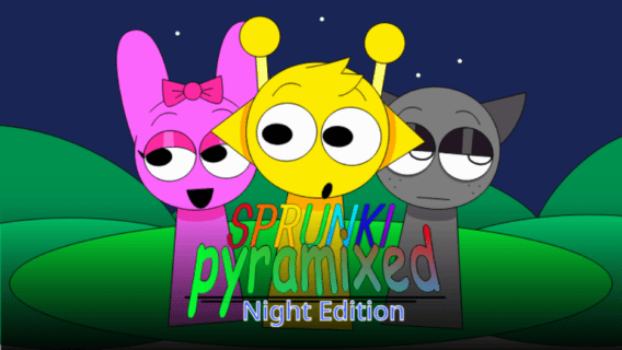 Sprunki Pyramixed Night Edition img