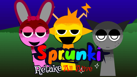 Sprunki Retake But All Alive img